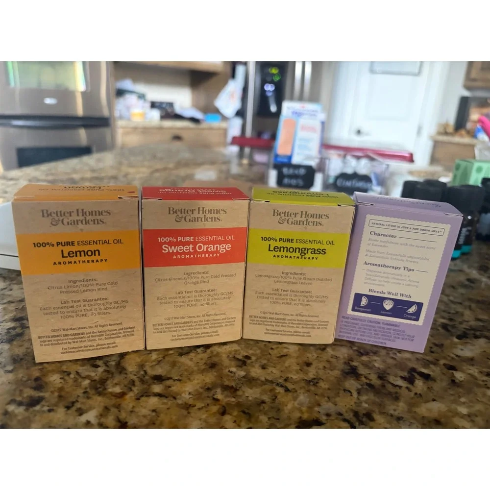 Better Homes & Gardens ScentSationals Essential Oil Set Lavender Lemon Orange